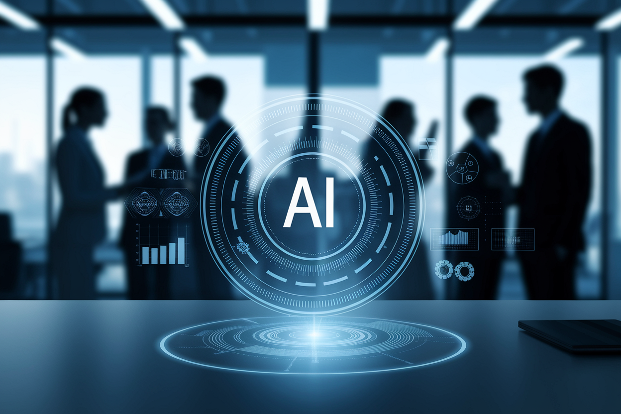 bureau-futuriste-hologramme-ia-silhouettes