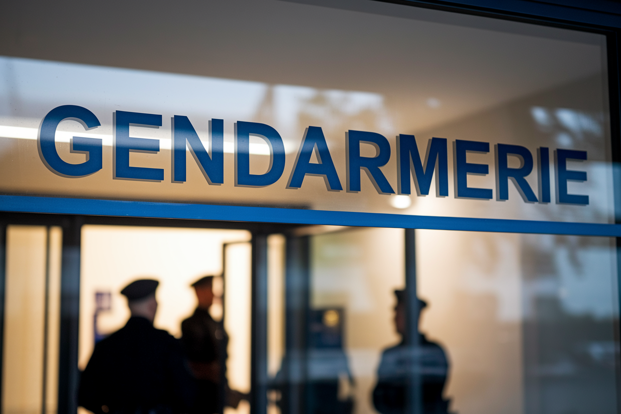 gendarmerie-batiment-entree-panneau-flou