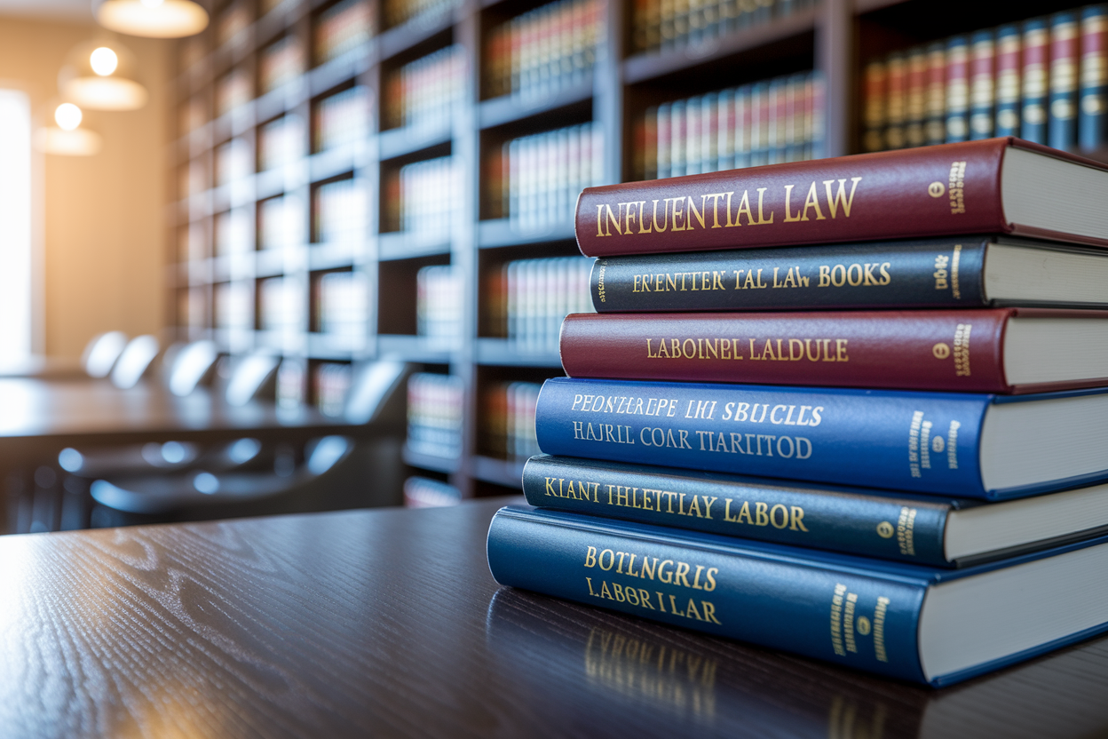 pile-livres-droit-travail-flou