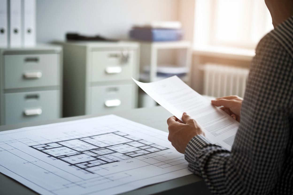 proprietaire-dos-documents-plan-bureau