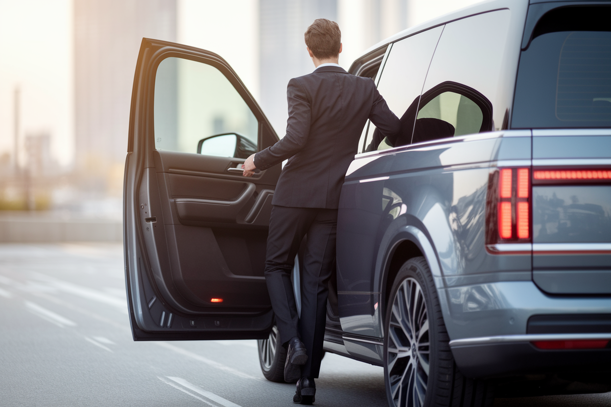 personne-confiante-dos-voiture-moderne-porte-ouverte