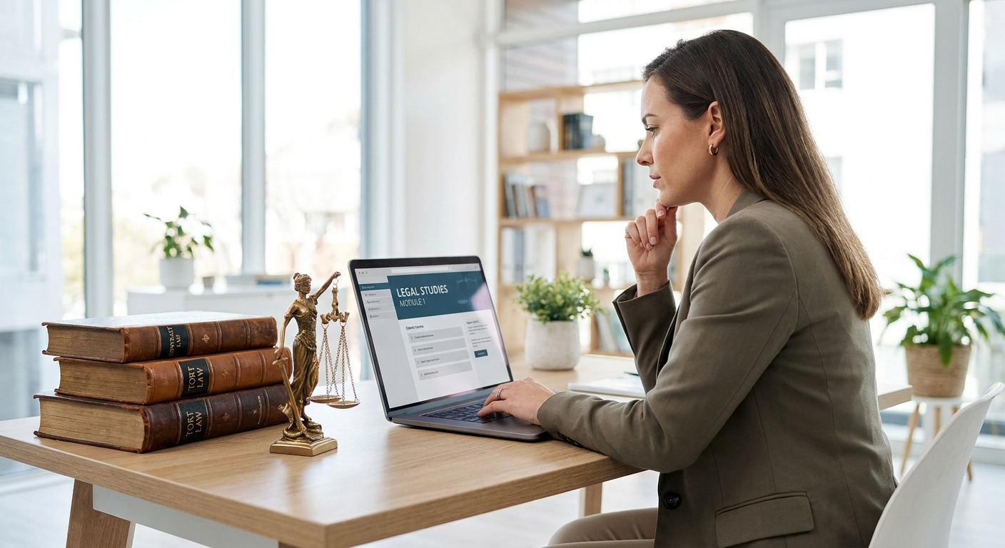Reconversion professionnelle : comment devenir juriste grâce à la formation en ligne